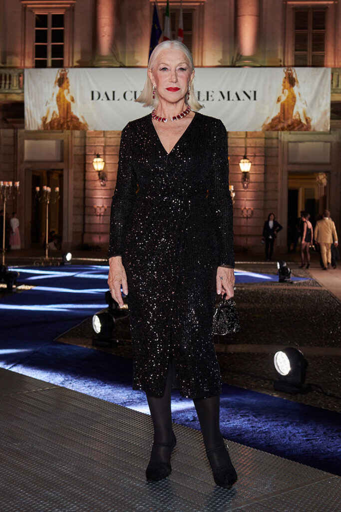 Helen Mirren at the 'From the Heart to the Hands: Dolce & Gabbana' Exhibition Opening Night