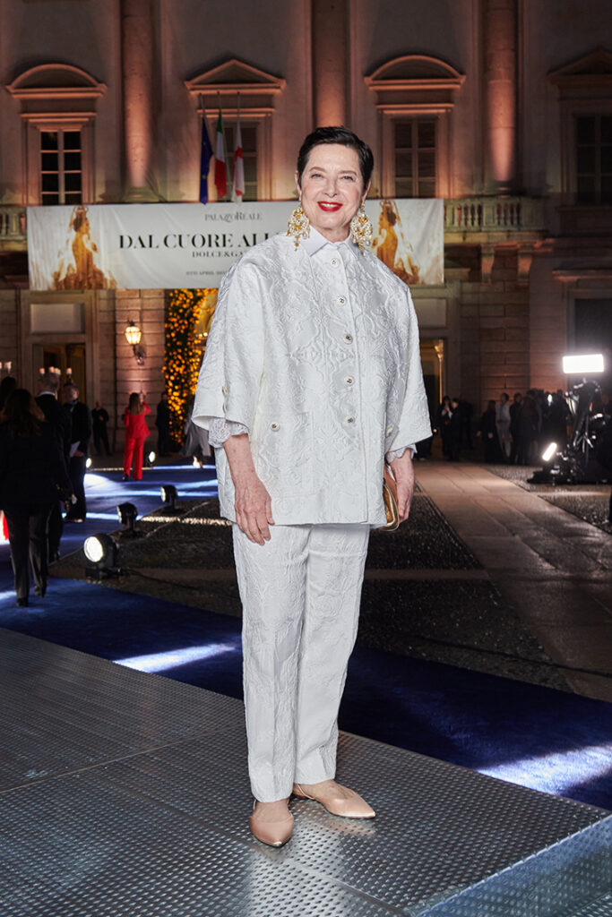 Isabella Rossellini at the 'From the Heart to the Hands: Dolce & Gabbana' Exhibition Opening Night