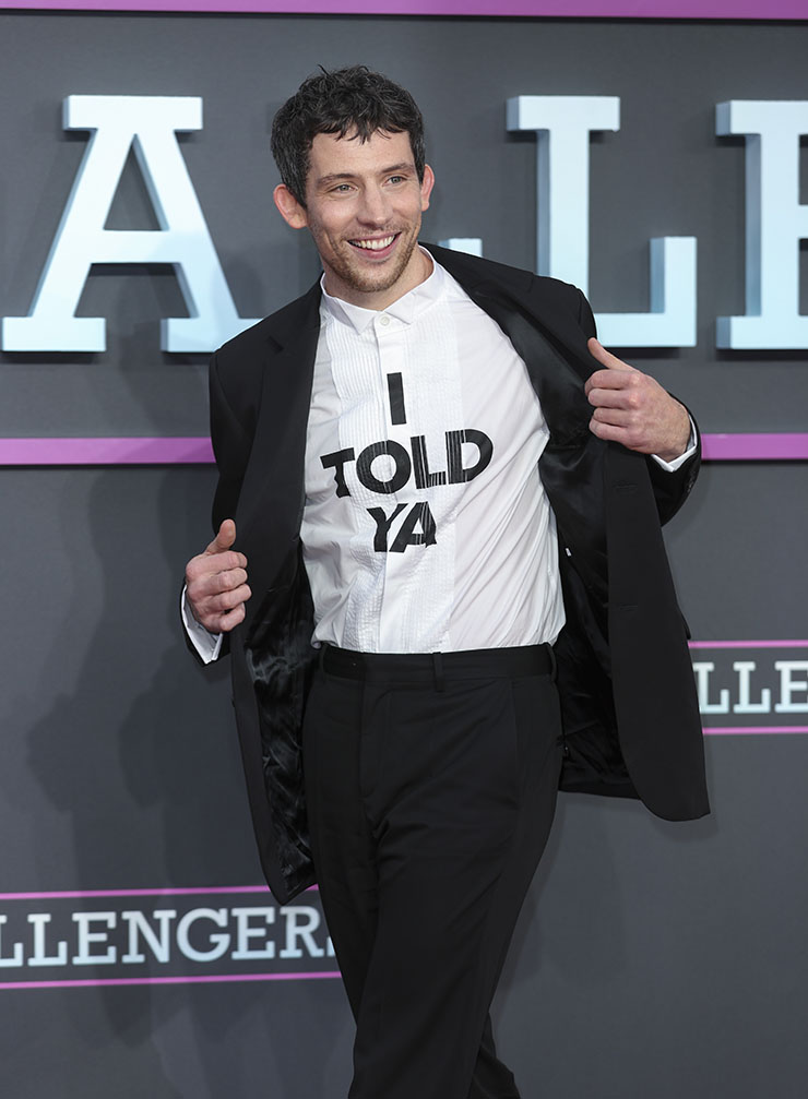 Josh O’connor attends the UK premiere of "Challengers"