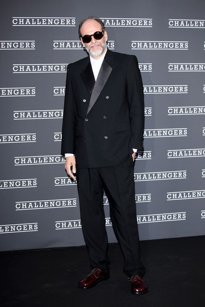 Luca Guadagnino attends the premiere of the movie "Challengers"