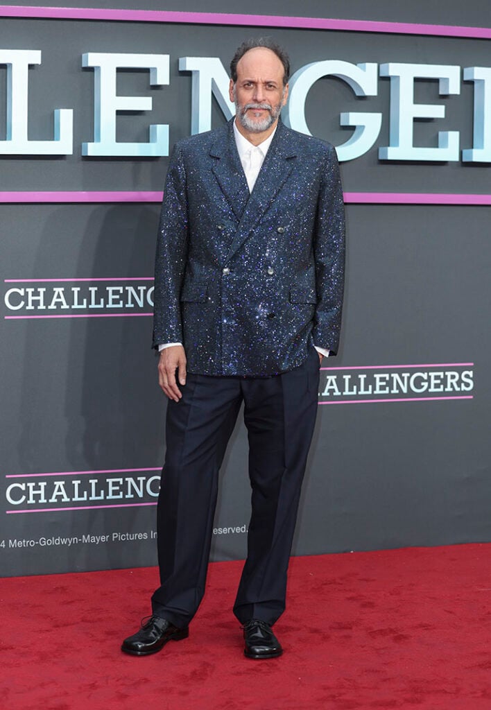 Luca Guadagnino attends the UK premiere of "Challengers"