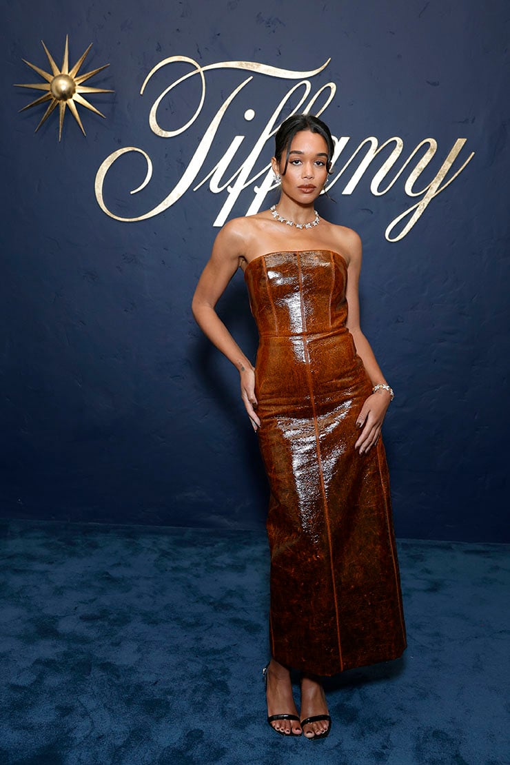 Laura Harrier Wore Brandon Maxwell To The Tiffany & Co. celebrates the launch of Blue Book 2024: Tiffany Céleste