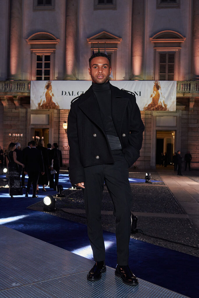 Lucien Laviscount at the 'From the Heart to the Hands: Dolce & Gabbana' Exhibition Opening Night