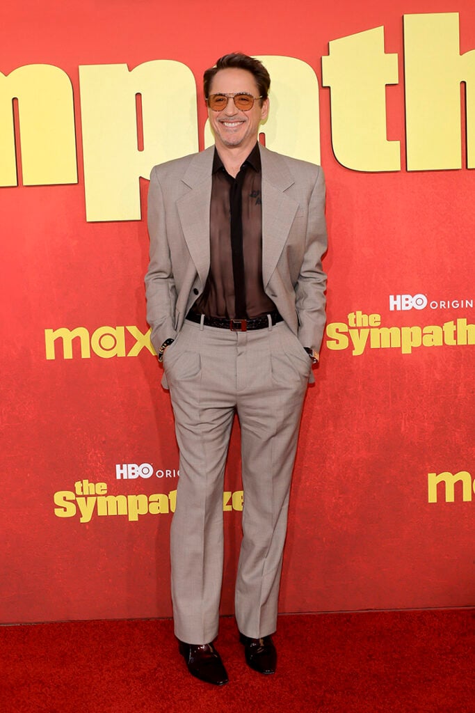 Robert Downey Jr. attends the Los Angeles Premiere of HBO Original Limited Series "The Sympathizer"