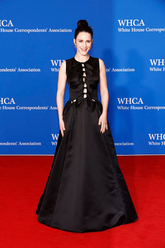 Rachel Brosnahan attends the 2024 White House Correspondents’ Dinner
