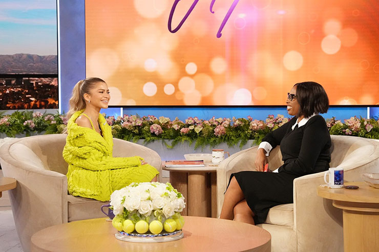 Zendaya Wore Alexander McQueen On The Jennifer Hudson Show