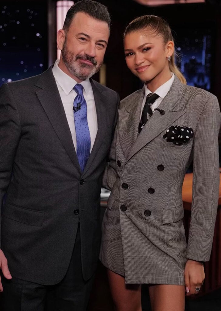 Zendaya is seen at "Jimmy Kimmel Live"