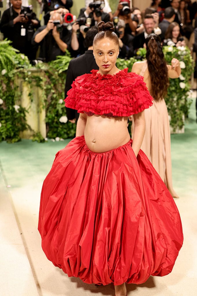 Adwoa Aboah attends the 2024 Met Gala
