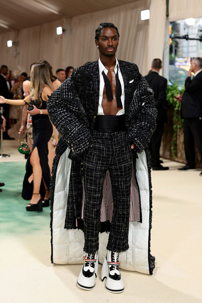 Alton Mason attends The 2024 Met Gala Celebrating "Sleeping Beauties: Reawakening Fashion"
