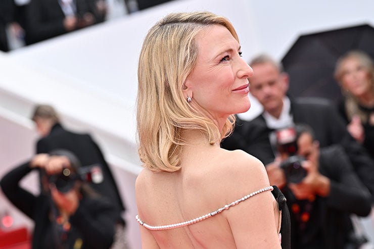 Cate Blanchett Wore Haider Ackermann for Jean Paul Gaultier Haute Couture To 'The Apprentice' Cannes Film Festival Premiere