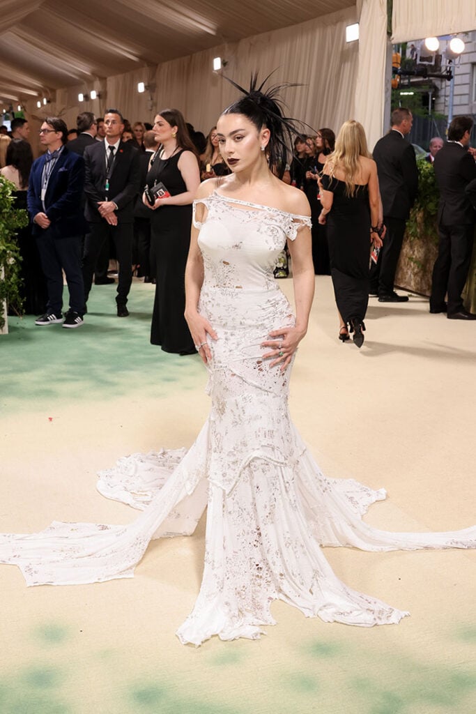 Charli XCX attends The 2024 Met Gala Celebrating "Sleeping Beauties: Reawakening Fashion"