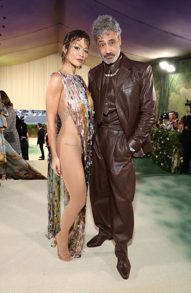 Rita Ora and Taika Waititi attend The 2024 Met Gala Celebrating "Sleeping Beauties: Reawakening Fashion"