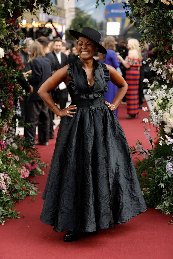 Adjoa Andoh attends the "Bridgerton" Season 3 London Premiere