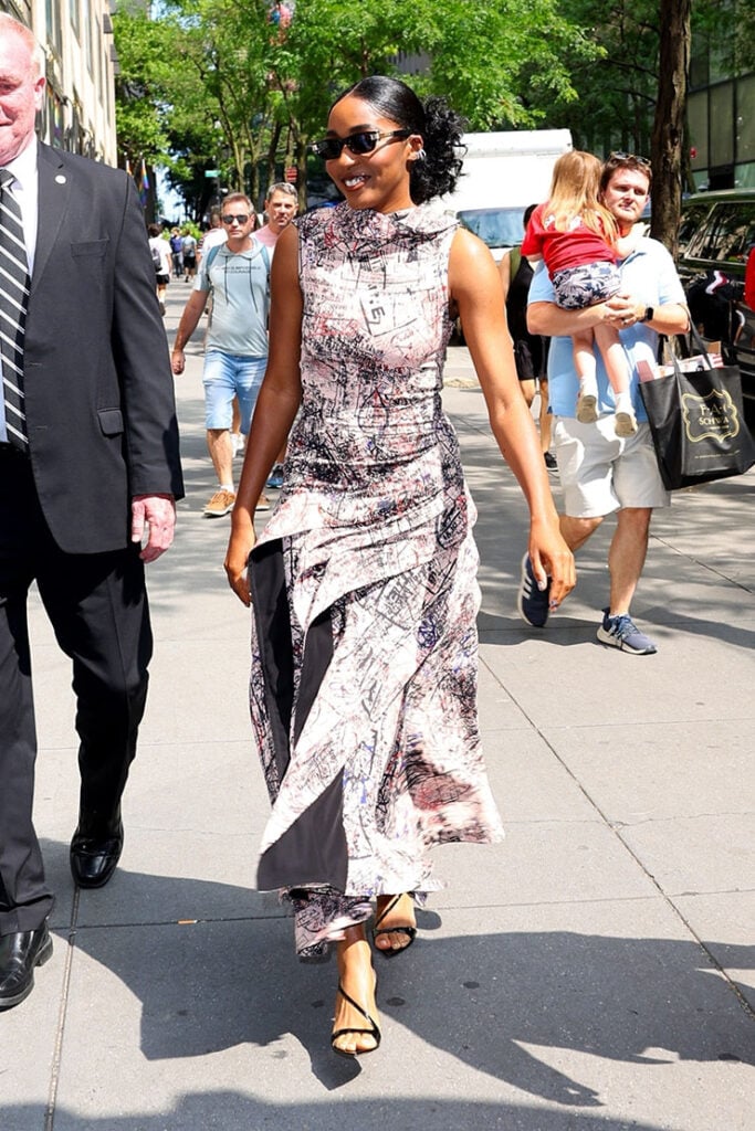 Ayo Edebiri Wore Bottega Veneta On Late Night with Seth Meyers