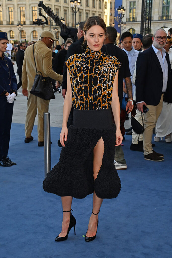 Camille Rowe attends Vogue World: Paris 2024