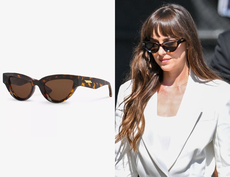 Datoka Johnson's Bottega Veneta BV1249S Cat-Eye Sunglasses