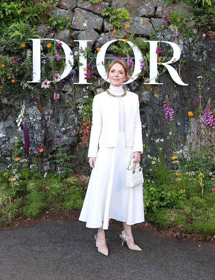 Geri Halliwell attends the Dior Cruise 2025 at Drummond Castle
