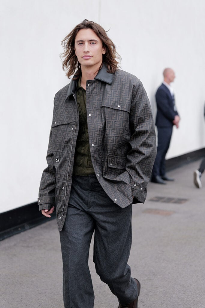 James Turlington attends the Fendi Spring/Summer 2025 Fashion Show