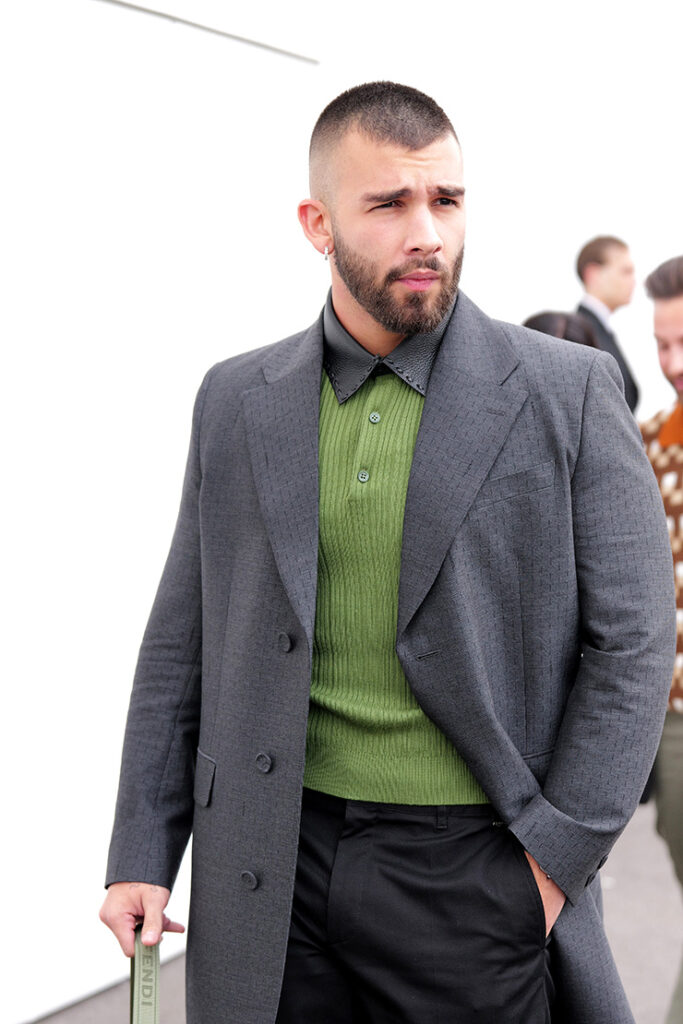 Manuel Turizo attends the Fendi Spring/Summer 2025 Fashion Show