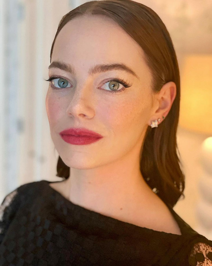 Emma Stone Wore Louis Vuitton To The 'Kinds Of Kindness' New York Premiere