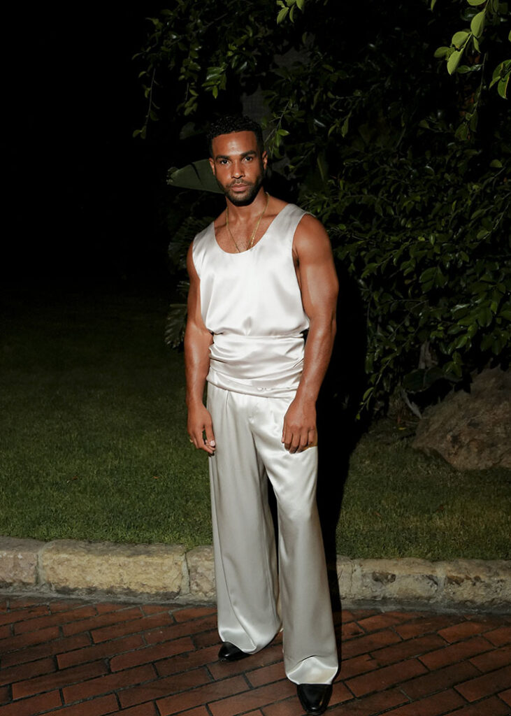 Lucien Laviscount at the Dolce & Gabbana Alta Moda Welcome Event