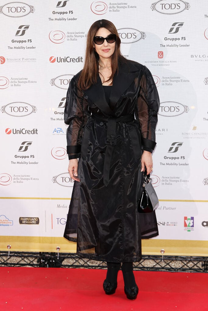 Monica Bellucci Wore Dolce & Gabbana To The Globo D'Oro Award