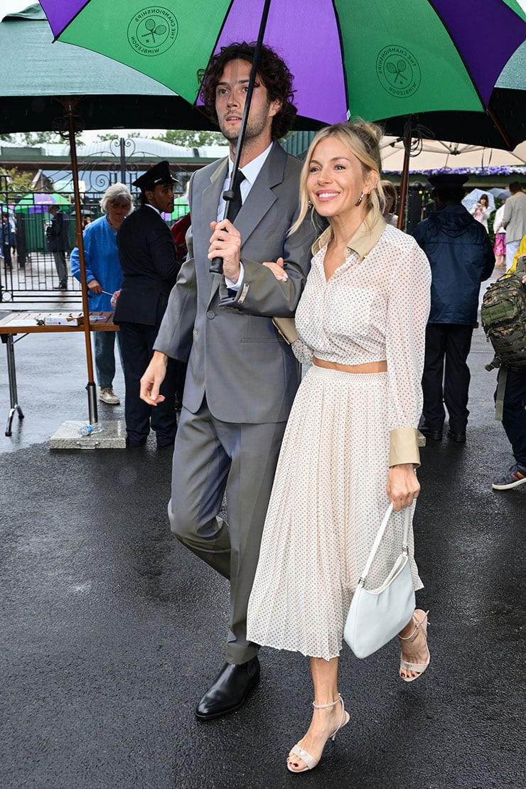 Sienna Miller Wore Prada To The Wimbledon Tennis Championships