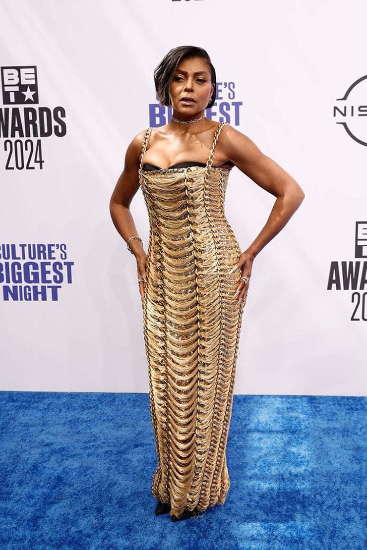 Taraji P. Henson Wore Balmain To The 2024 BET Awards