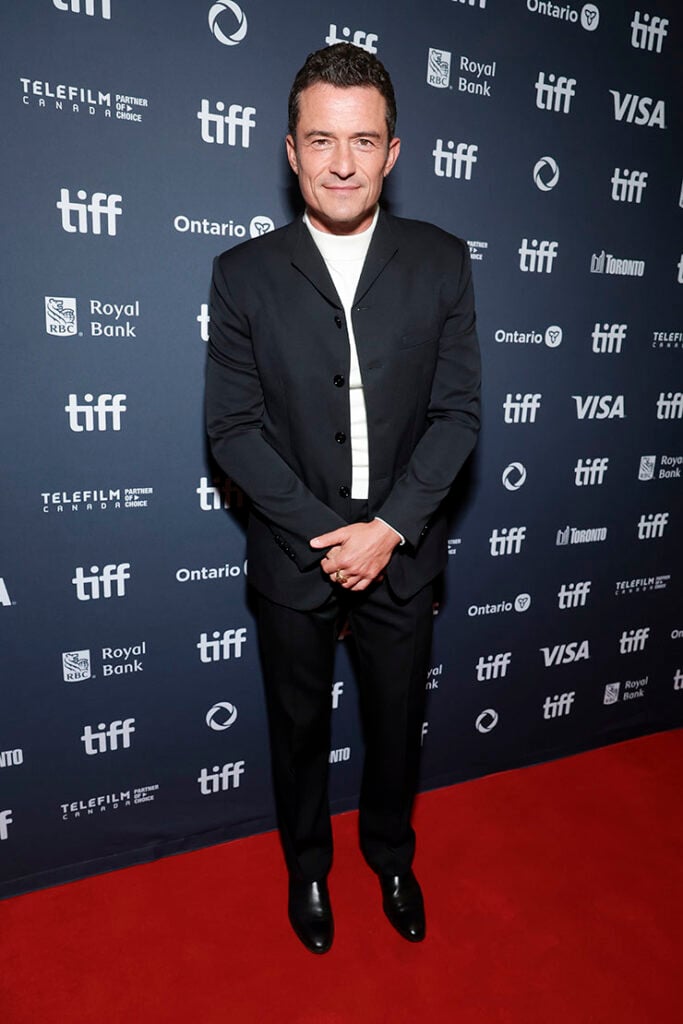 Orlando Bloom attends the premiere of "The Cut" during the 2024 Toronto International Film Festival 