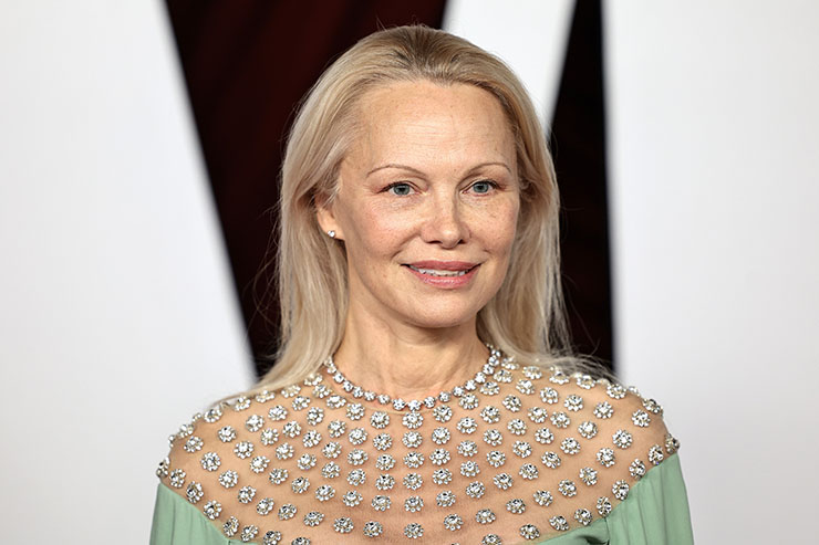 Pamela Anderson attends Glamour Women of the Year