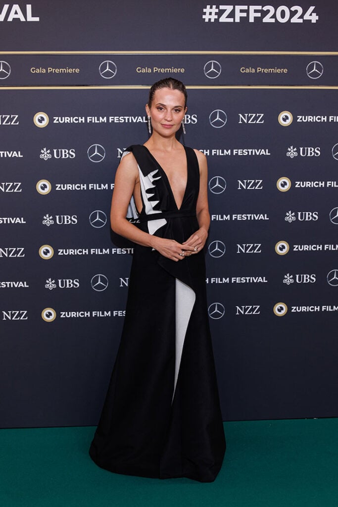Alicia Vikander Wore Louis Vuitton To 'The Assessment' Zurich Film Festival Premiere 