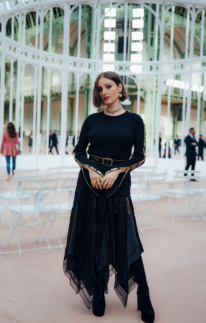 Celebrities Front Row at Chanel Spring 2025