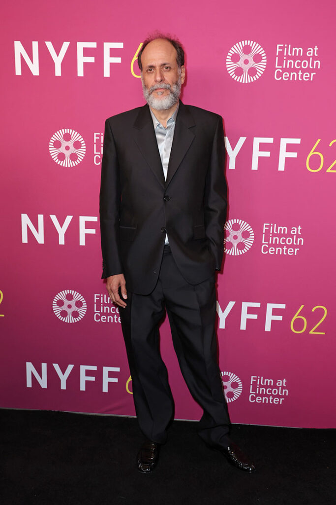 Luca Guadagnino attends the "Queer" premiere during the 62nd annual New York Film Festival