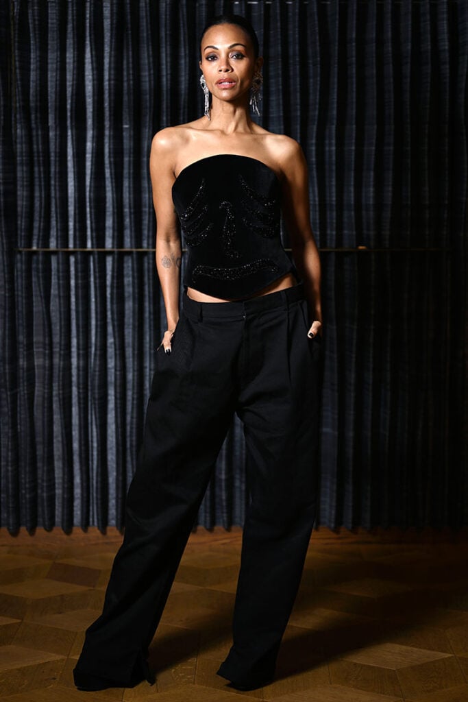 Zoe Saldana during the BAFTA Film preview of 'Emilia Pérez'