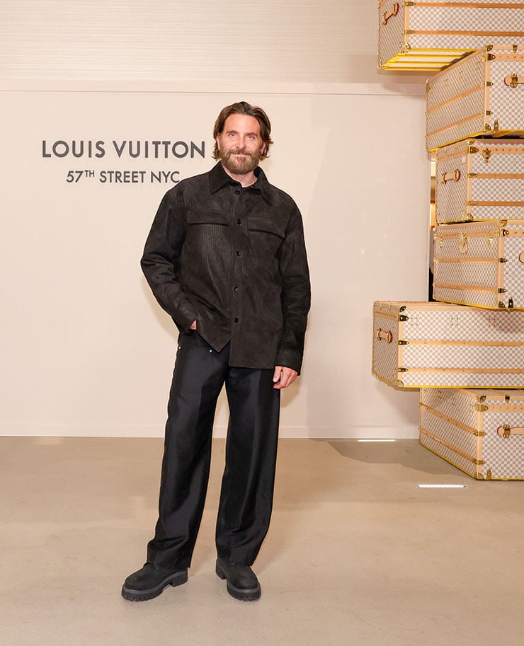 Bradley Cooper at the Unveiling of Louis Vuitton 57th Street NYC