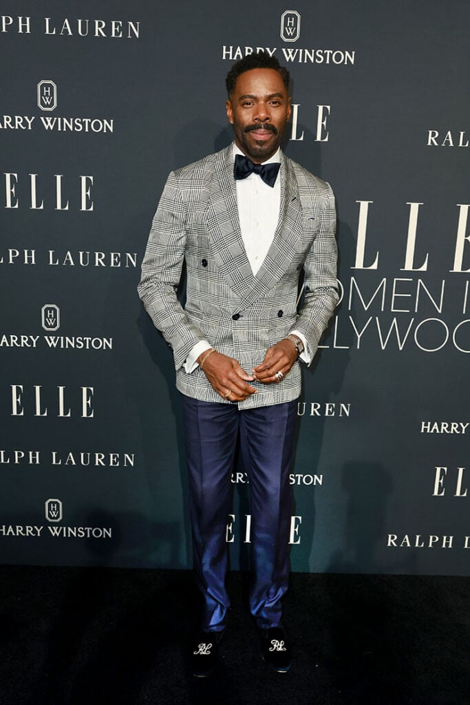 Colman Domingo, wearing Ralph Lauren, attends ELLE's 2024 Women in Hollywood celebration