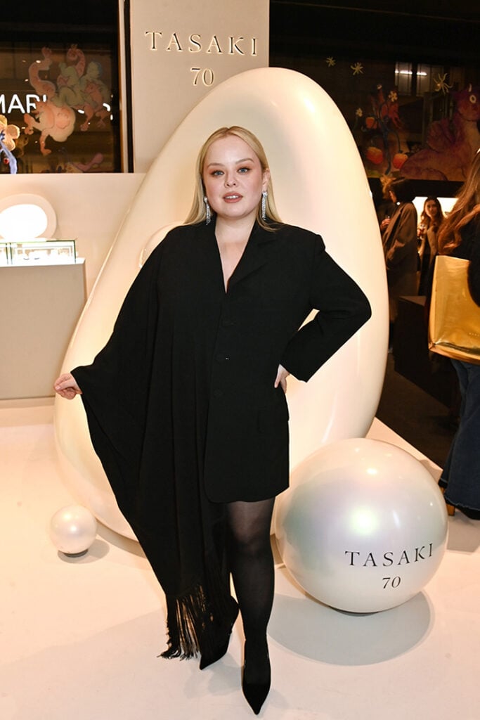 Nicola Coughlan attends TASAKI's 70th Anniversary "Floating Shell" exhibition at Selfridges