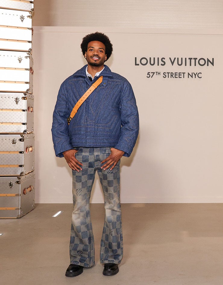 Tyshawn Jones at the Unveiling of Louis Vuitton 57th Street NYC