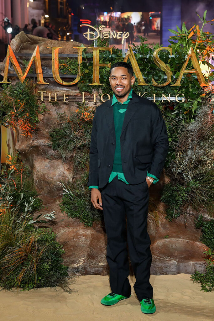 Kelvin Harrison Jr attends the UK Premiere of Disney's 'Mufasa: The Lion King' at Cineworld Leicester Square, London 