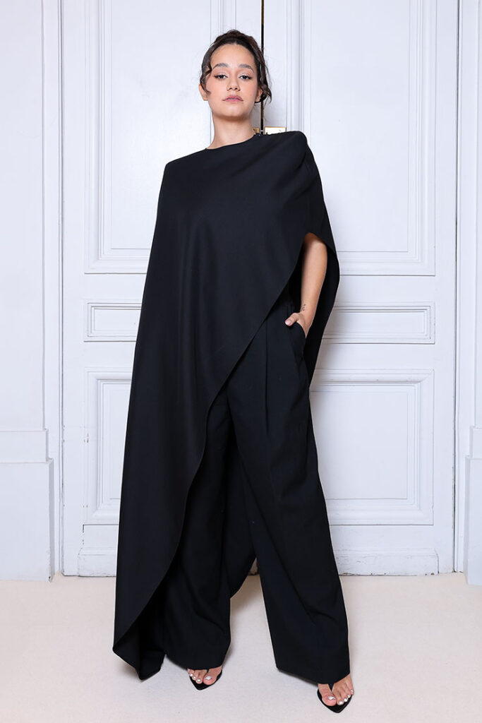 Léna Mahfouf at the Alexandre Vauthier Spring 2025 Couture Show
