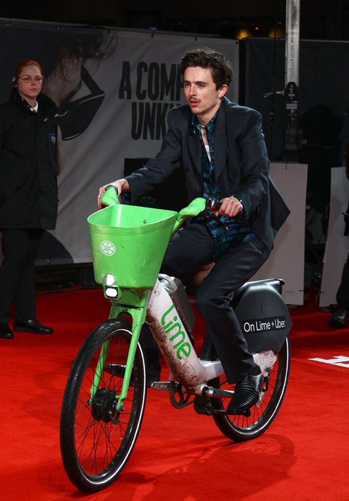 imothee Chalamet attends the UK Premiere of Searchlight Pictures' "A Complete Unknown"