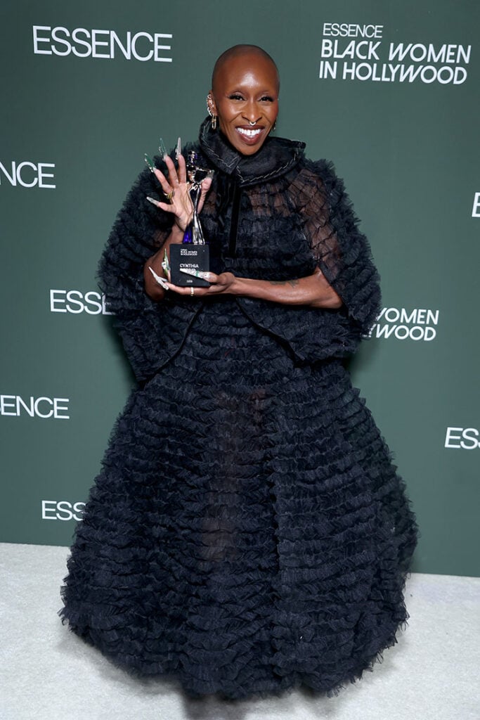 Cynthia Erivo attends the 2025 ESSENCE Black Women In Hollywood Awards 