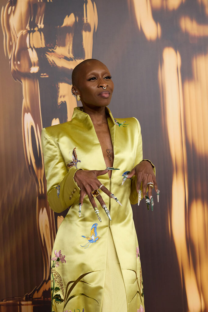 Cynthia Erivo Wore Givenchy Haute Couture To The Academy Awards Nominees Dinner