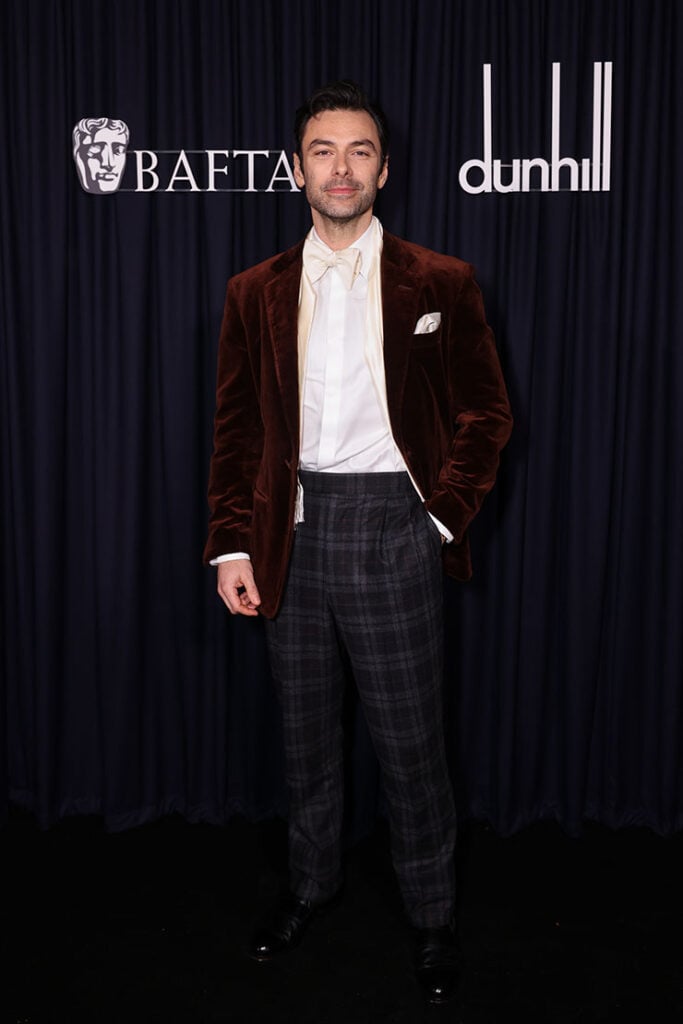 Aidan Turner attends the dunhill & BAFTA Film Makers Dinner in celebration of BAFTA Elevate