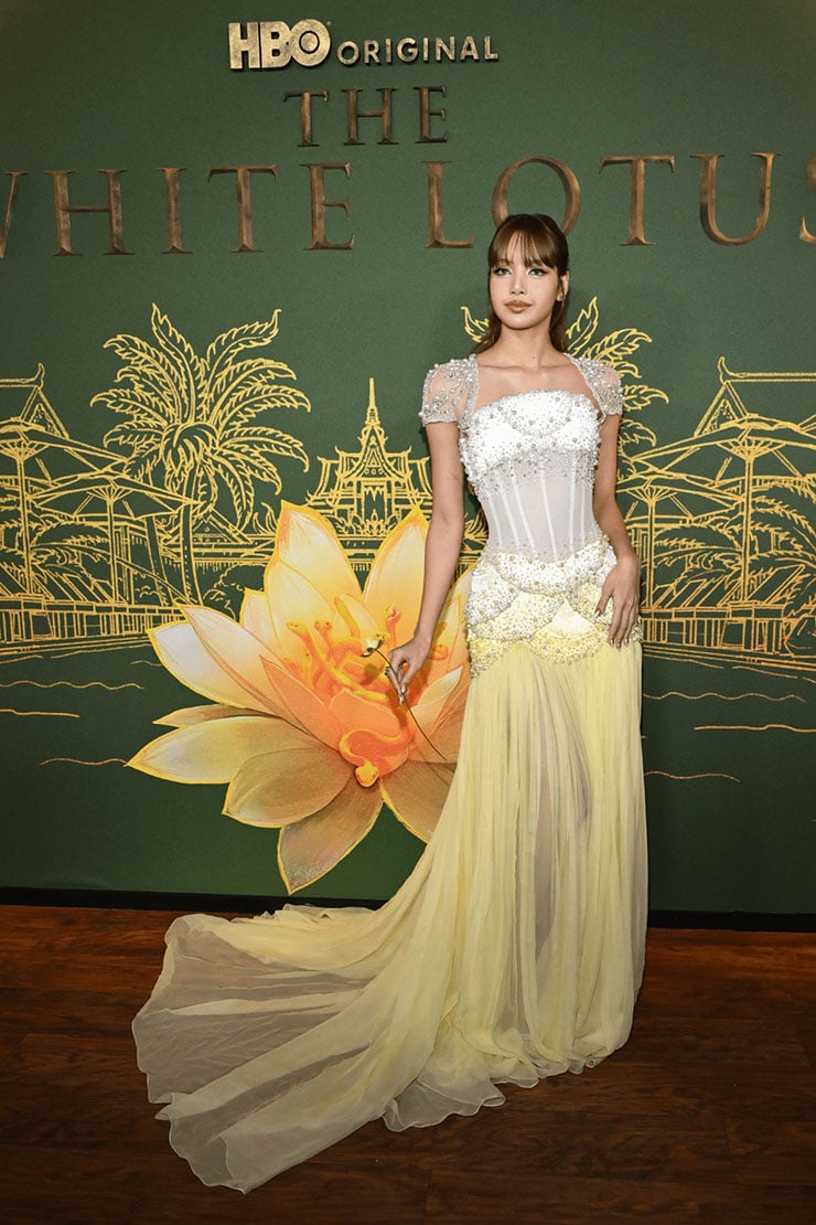 Lisa Wore Miss Sohee Couture To ‘The White Lotus’ Season 3 Premiere