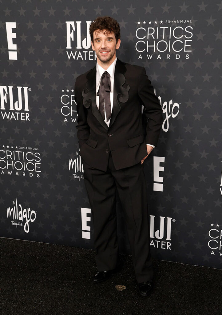 Michael Urie at the 2025 Critics' Choice Awards