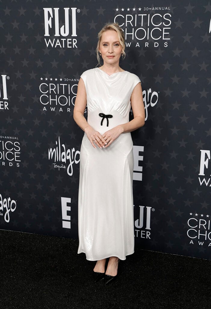 Mona Fastvold attends 2025 Critics Choice Awards