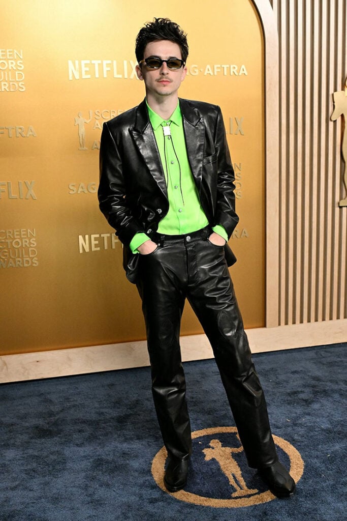 Timothée Chalamet Wore Chrome Hearts To The 2025 SAG Awards