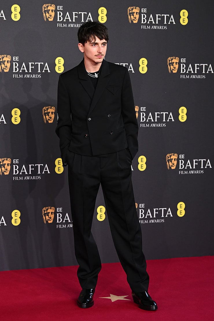 Timothée Chalamet Wore Bottega Veneta To The 2025 BAFTAs