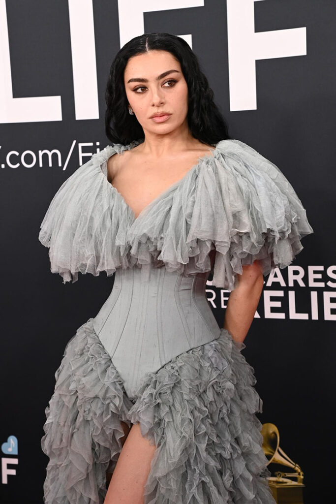 Charli XCX Wore Jean Paul Gaultier Haute Couture To The 2025 Grammy Awards